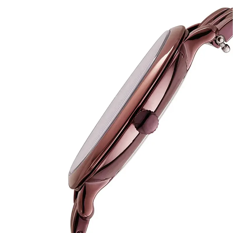 Fossil Jacqueline Wine Dial Casual Ladies Watch- ES4100